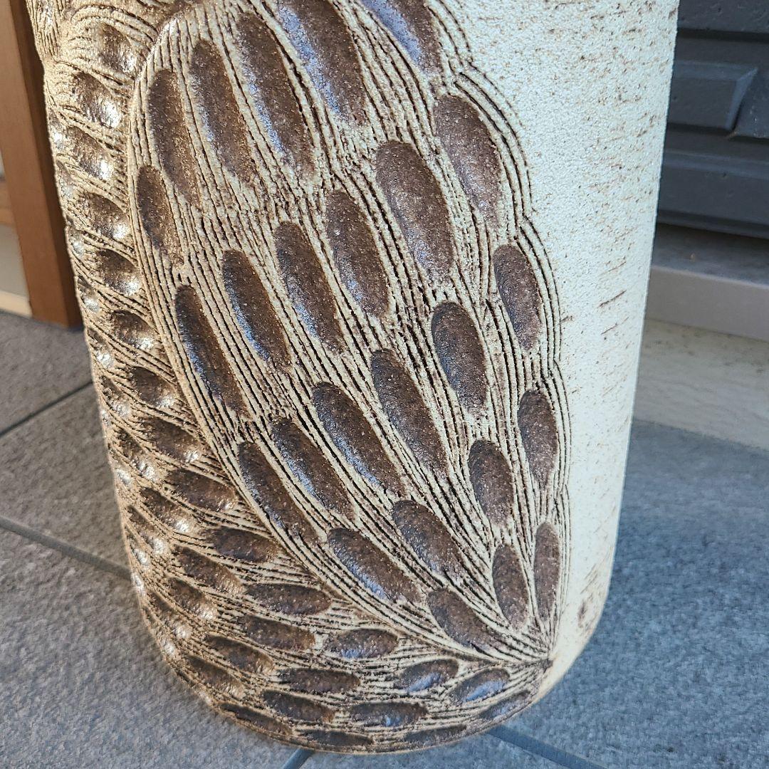 信楽焼傘立て  ふくろう  高さ４７cm