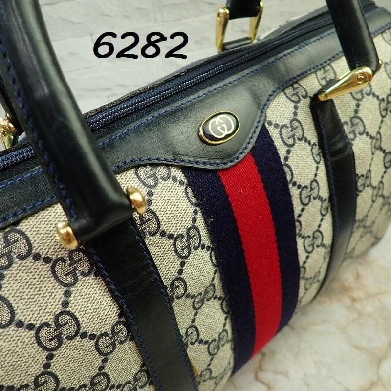 芽衣子 様RU-6282　オールドグッチ　シェリーライン　ミニボストン