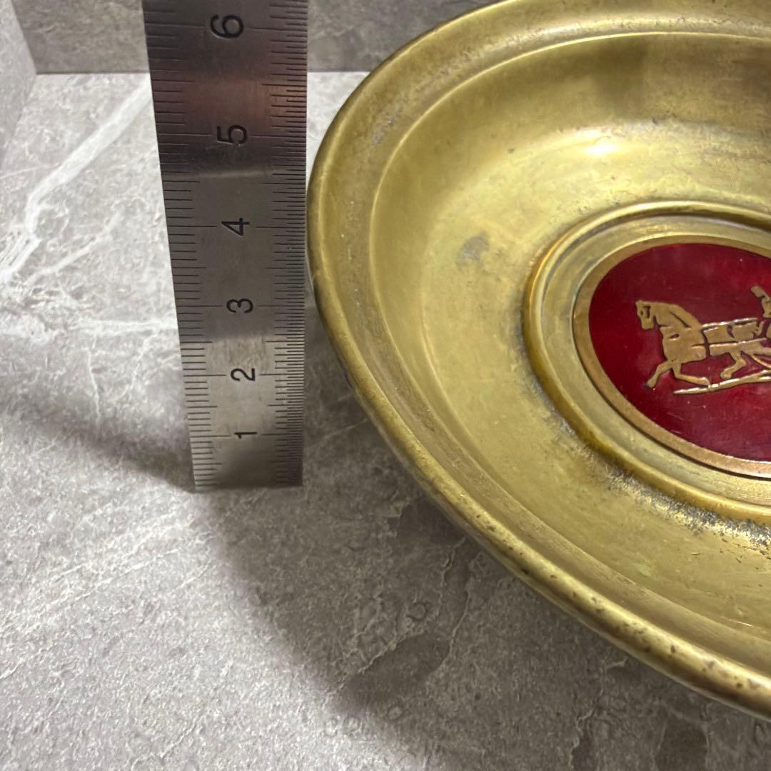 【希少】セリーヌ CELINE ヴィンテージ トレイ 真鍮 ロゴ イタリア製