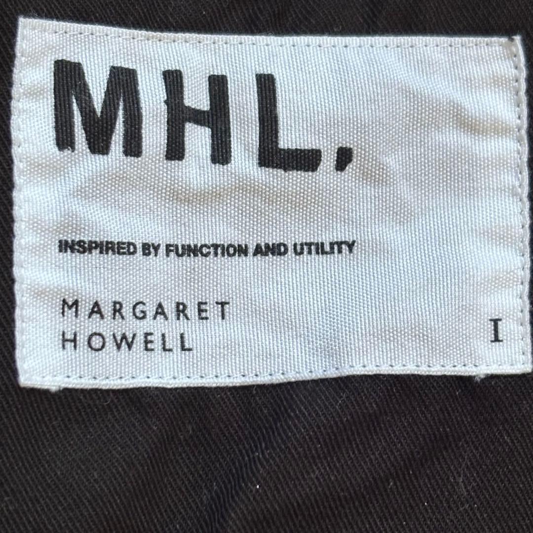 MHL マーガレットハウエル　美品ダウンライナー付　ステンカラーコート　 黒