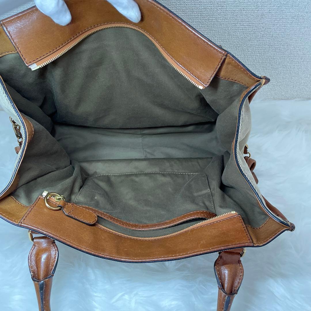 Chloé クロエ ボストンバッグ トート ロゴバッグ キャンバス Chole