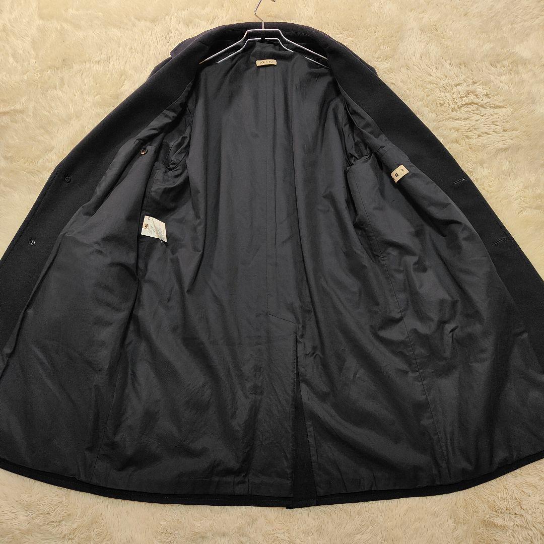美品✨XL相当✨マルニ カシミヤ メルトンウール チェスターコート 46サイズ