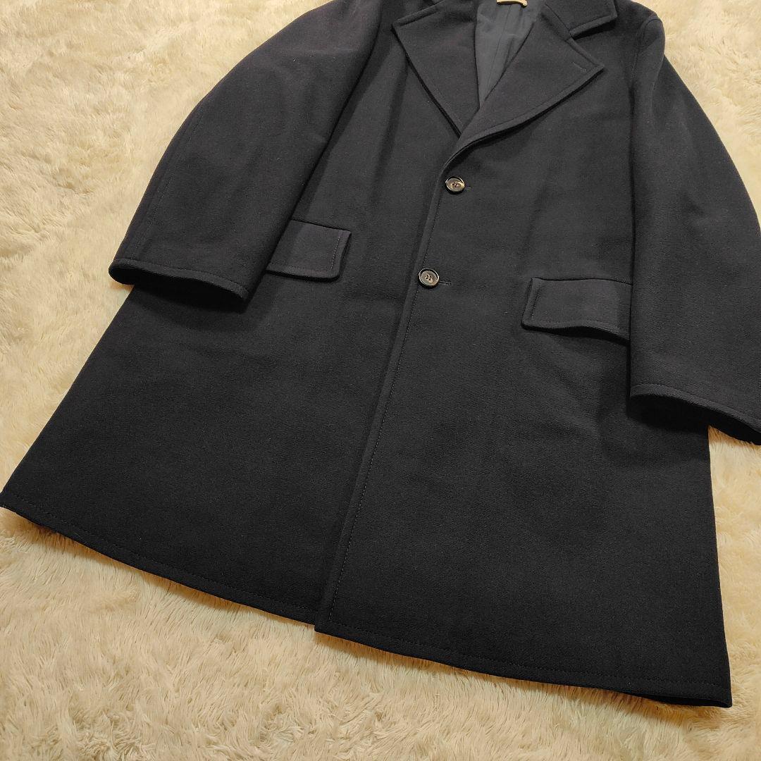美品✨XL相当✨マルニ カシミヤ メルトンウール チェスターコート 46サイズ