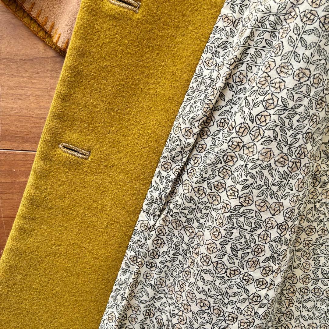 【sale】mina perhonen 丸襟コート moon sand 38