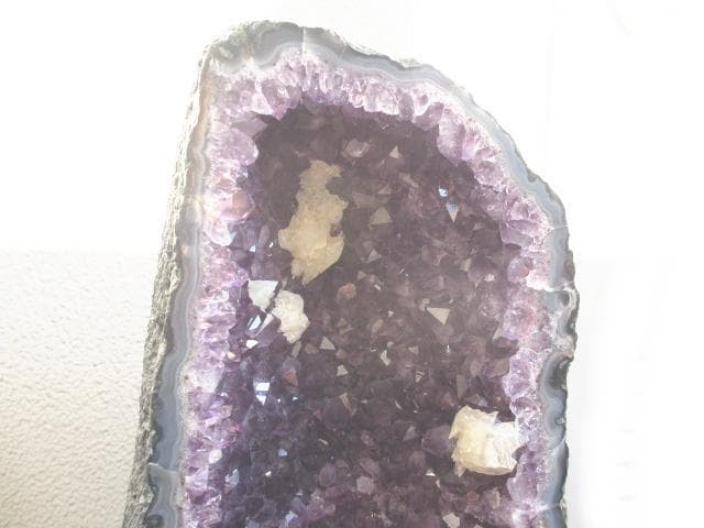 ★　特大アメジストドーム　紫水晶　原石　台座有　パワーストーン　上質 アメジスト