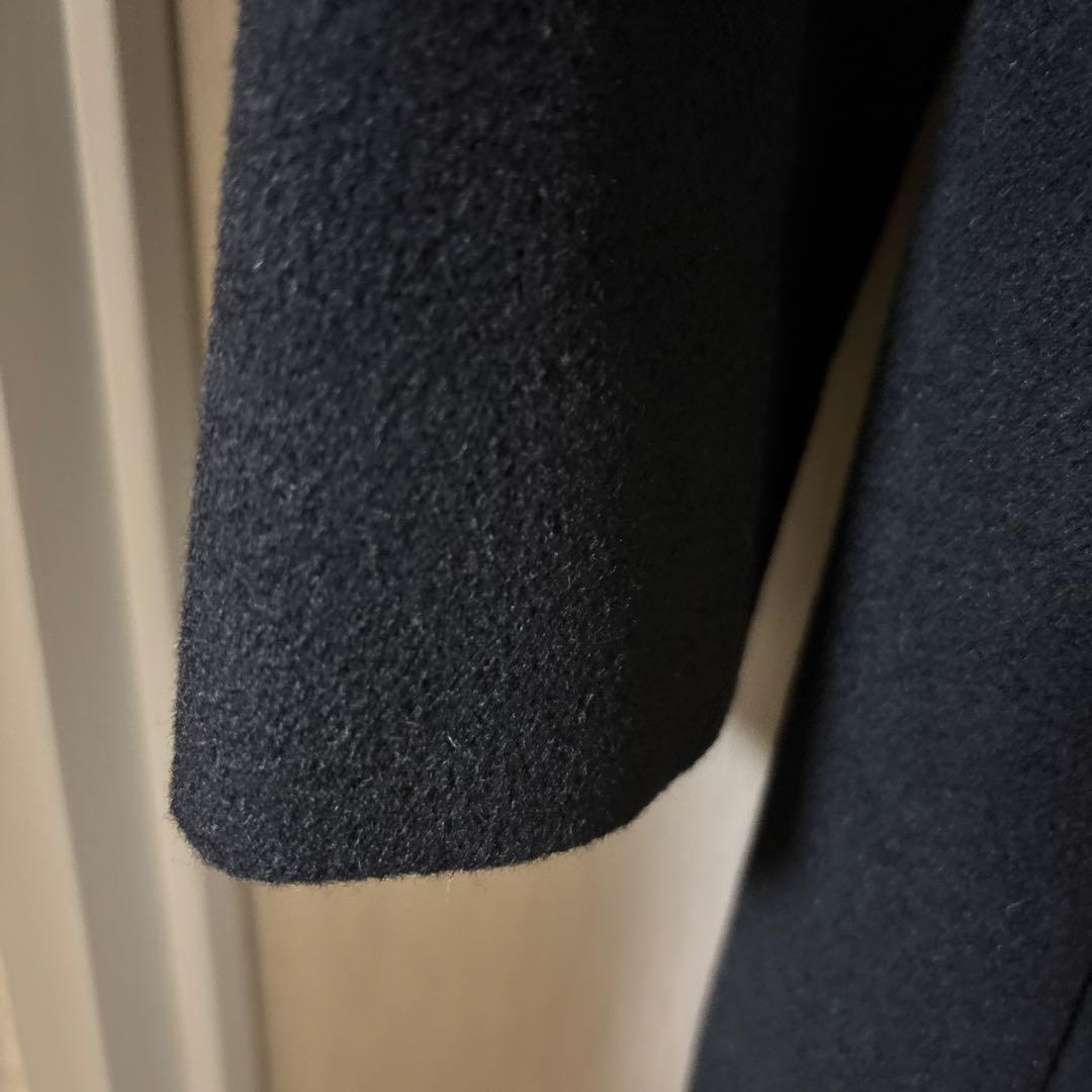 【とても簡易包装】セオリーリュクス　カシミヤ　コート　ブラック　38サイズ