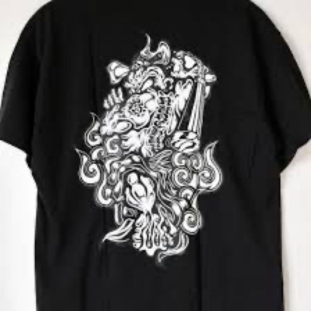 新品未使用 ヌンチャク復刻 Tシャツ ハードコア 尽未来祭 air jam 黒