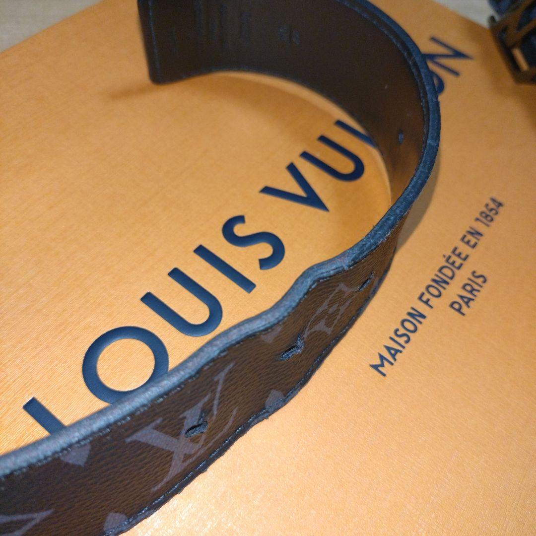 ルイヴィトン サンチュール LVイニシャル モノグラムエクリプス ベルト