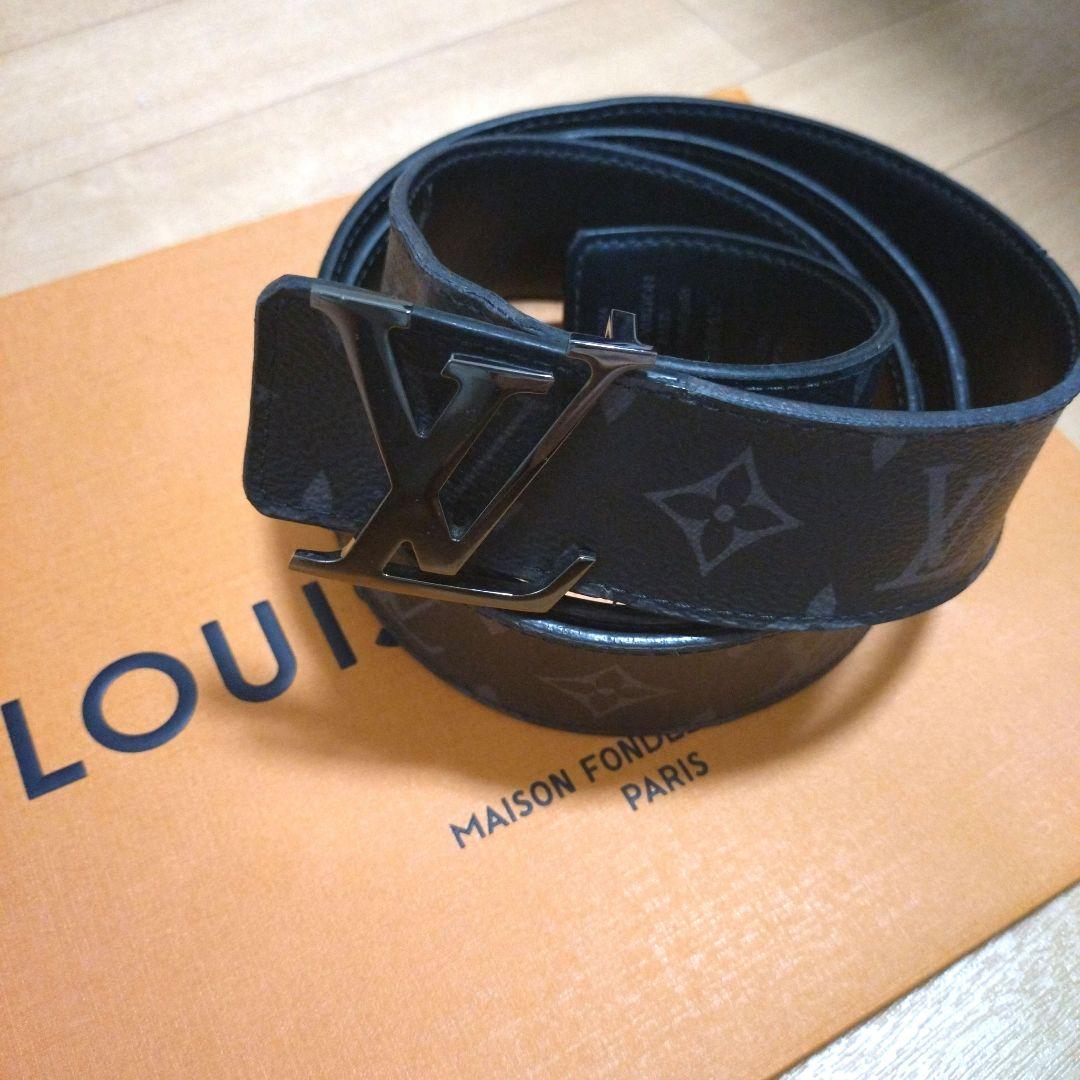 ルイヴィトン サンチュール LVイニシャル モノグラムエクリプス ベルト