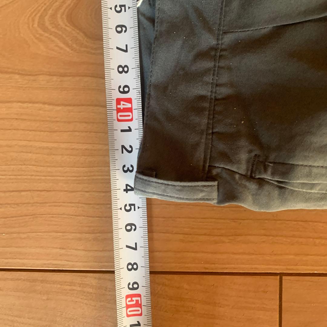 Papás グレー パンツ 綿100%