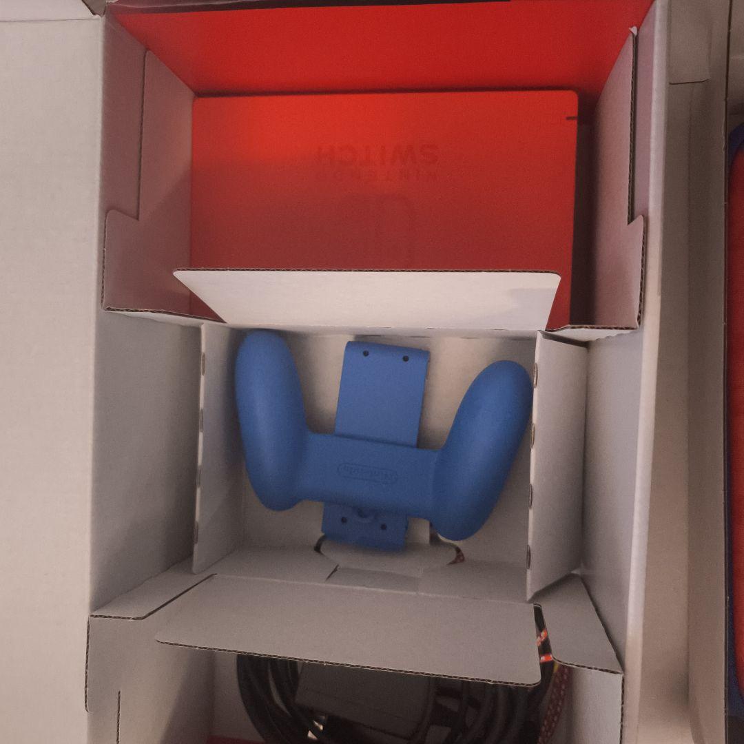 Nintendo Switch 本体 オレンジ/青 Joy-Conハンドルセット