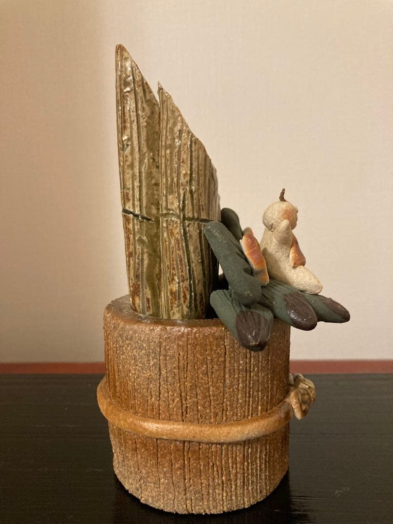 河井美晴さんの陶器の門松　お正月