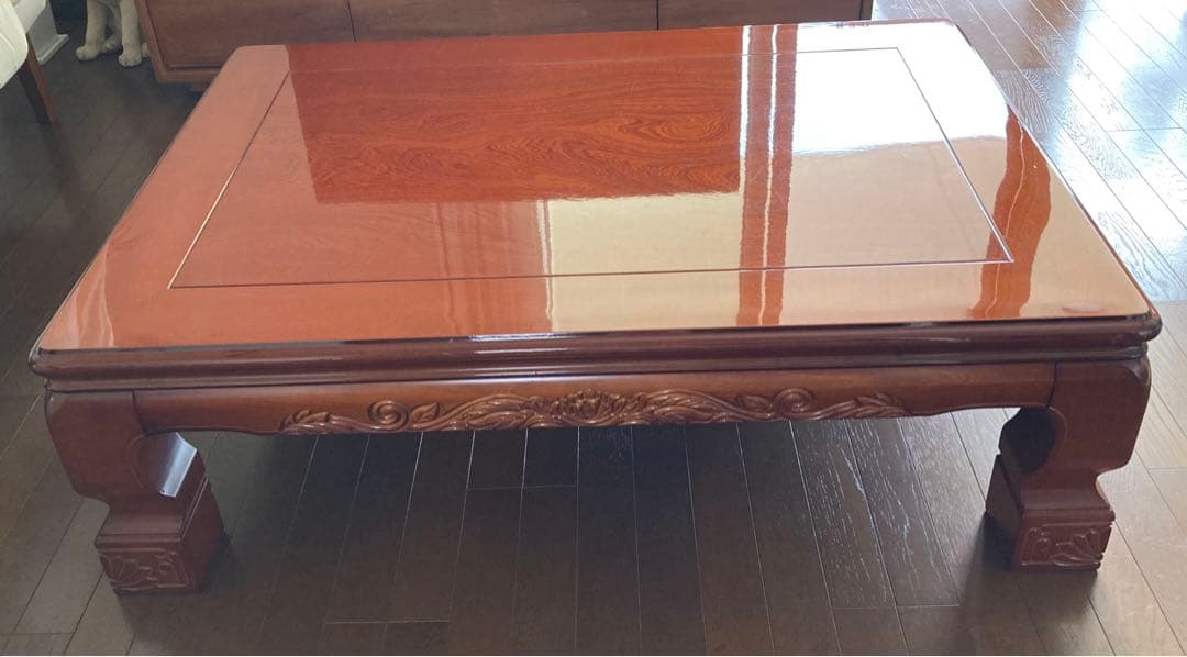 カトミ　家具調こたつ　能登 ケヤキ　　　　　　寸法:120×85×37