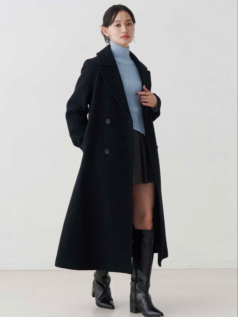 ロングコート ブラック　MERCURYDUO
