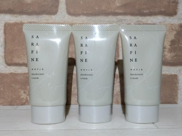 【未使用・3本セット】SARAFINE サラフィネ／制汗クリーム デオドランド