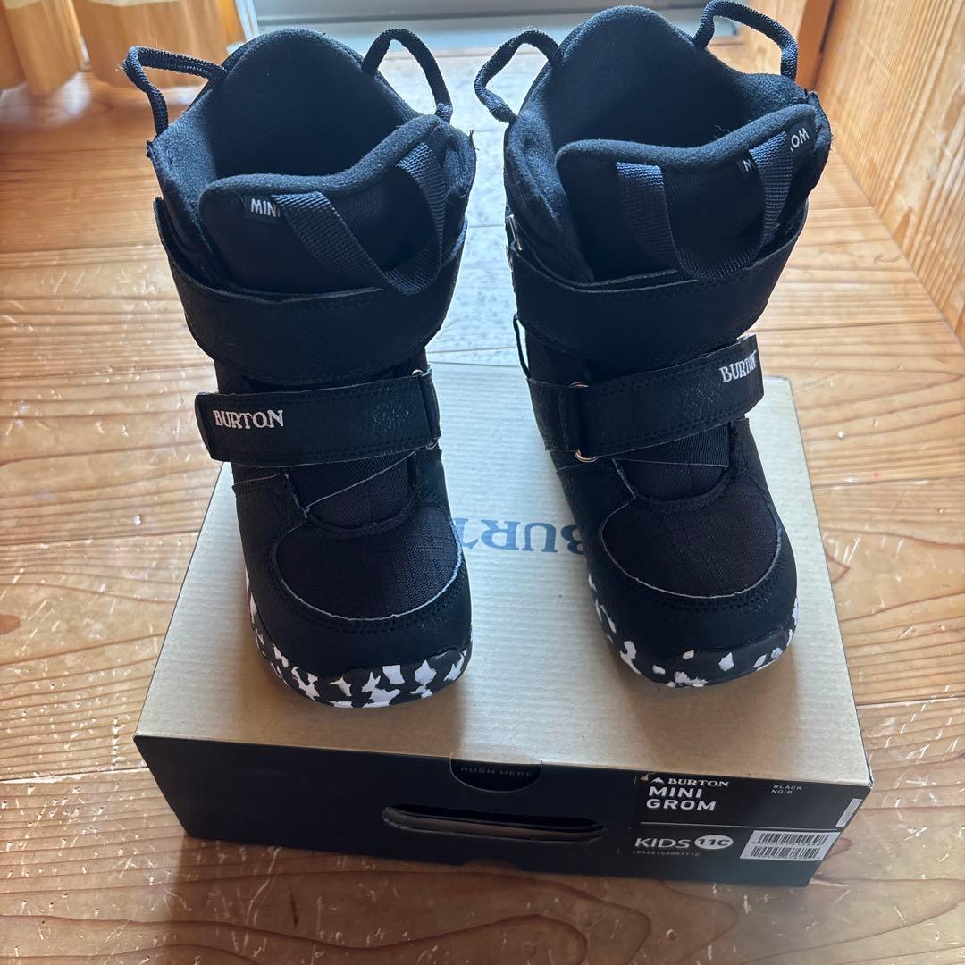 BURTON MINI GROM 子ども用スノーボードブーツ 11c 17.5