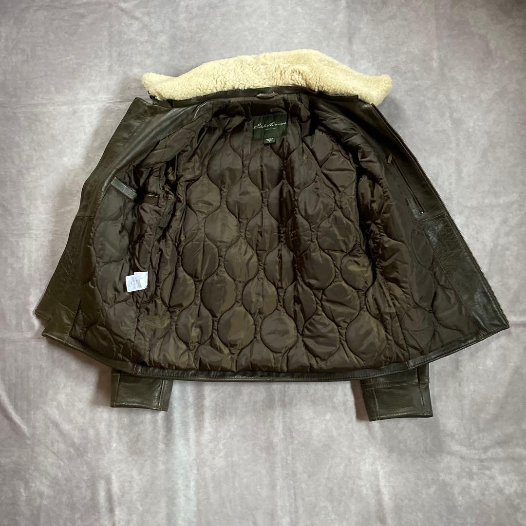 1/22限定値下❣️00's Eddie Bauer B-3 leather