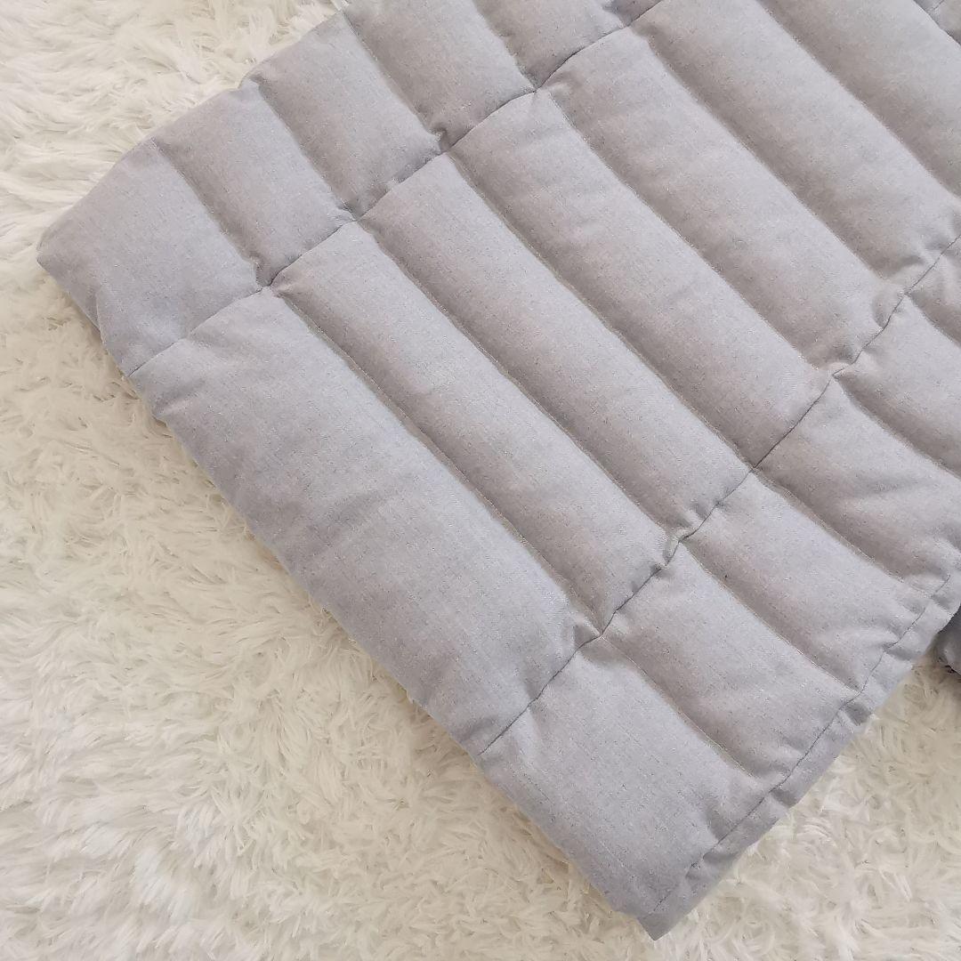 ANAYI フォックス ファー ロング ダウン コート アナイ ライトグレー M