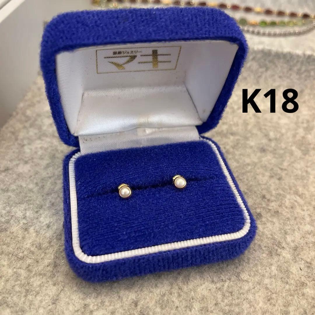 ジュエリーマキ K18 パールピアス
