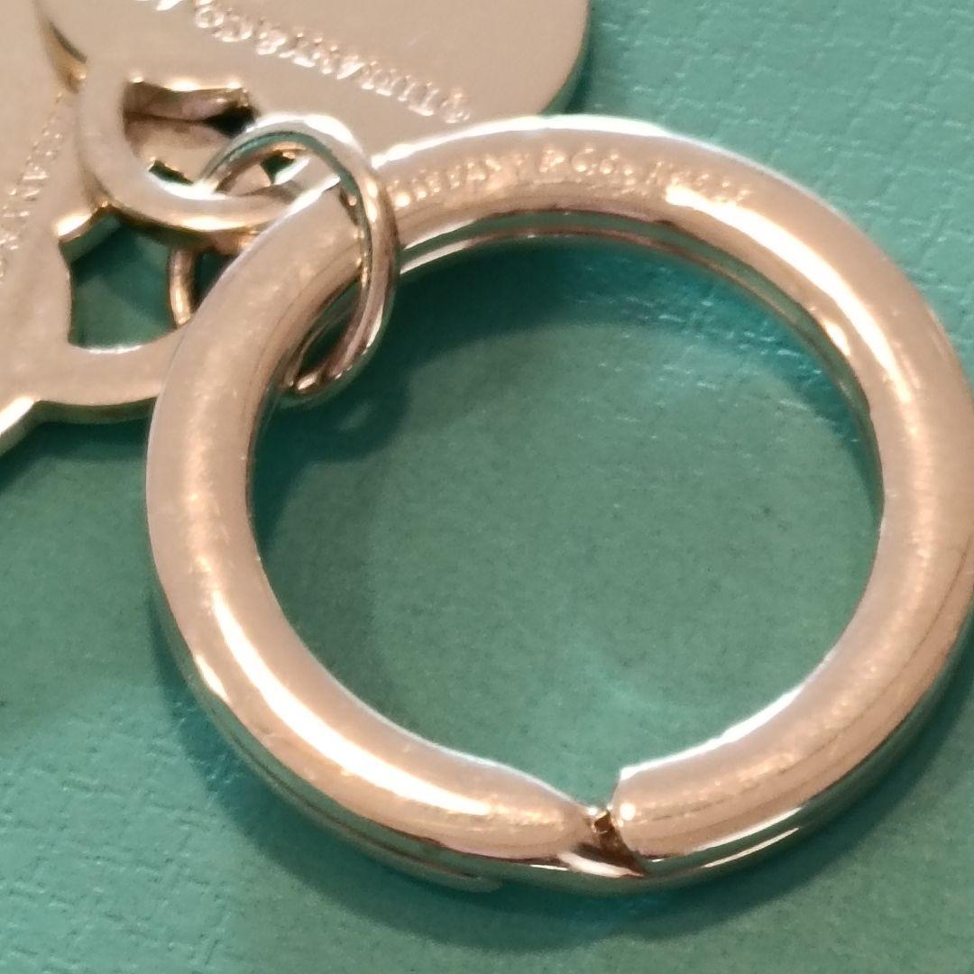 Tiffany & Co. ダブル ハート タグ キーリング