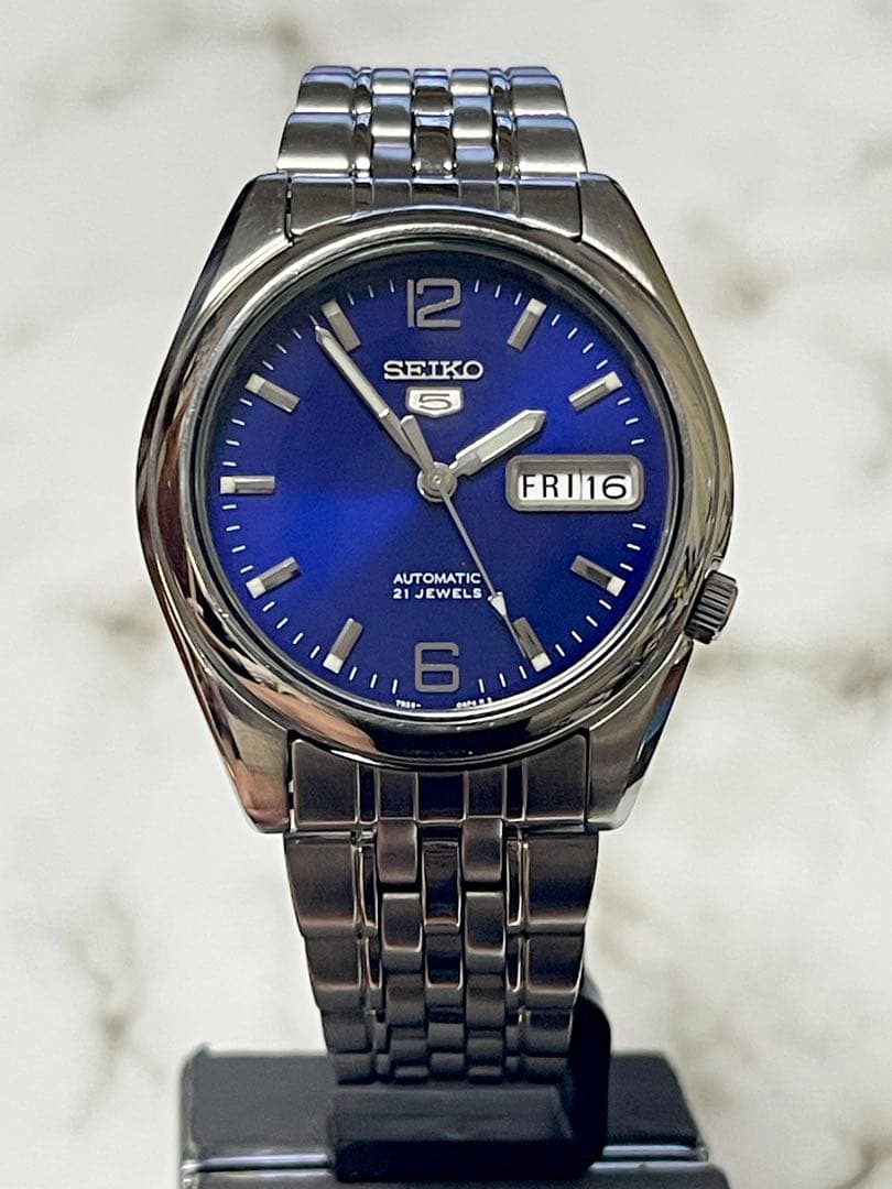 1995年11月製 セイコー5 オートマチック デイデイト　裏スケ　7S26