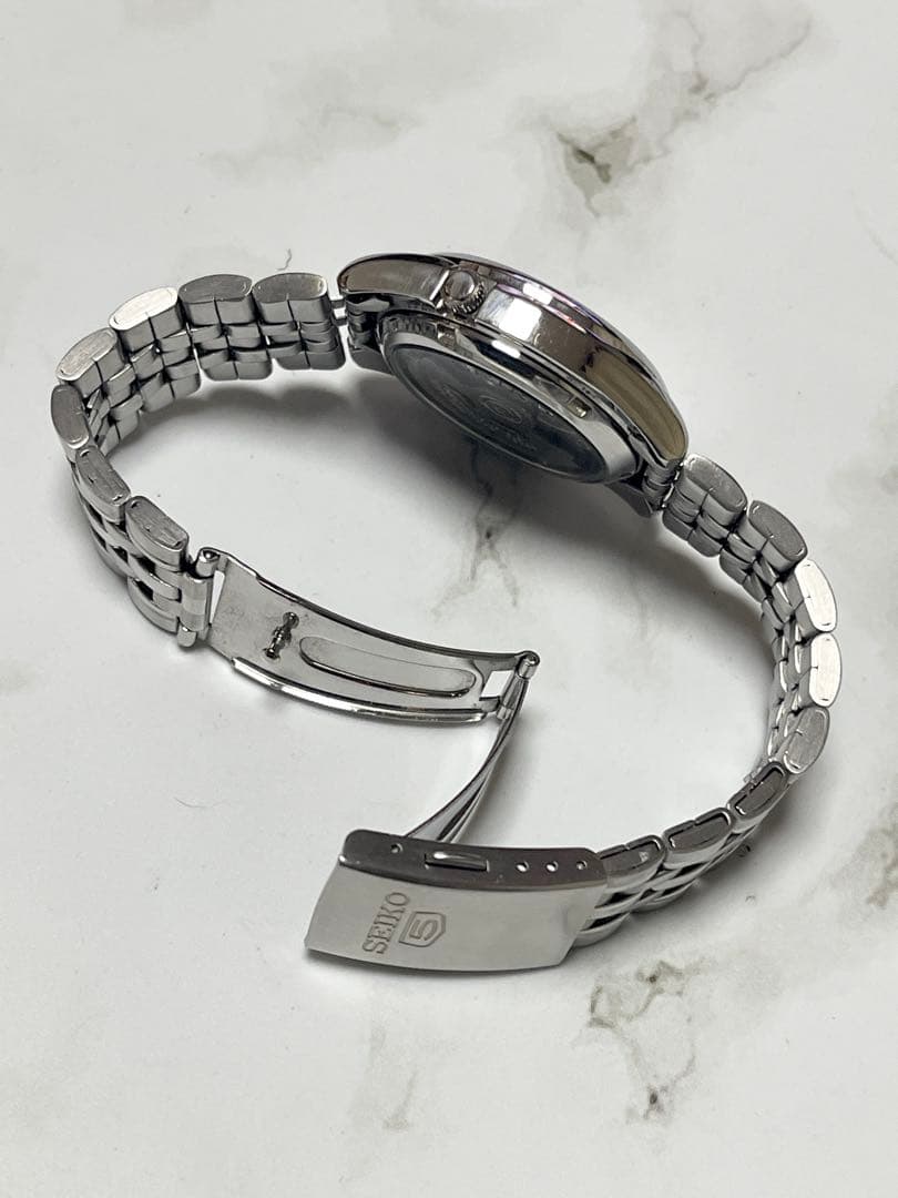 1995年11月製 セイコー5 オートマチック デイデイト　裏スケ　7S26