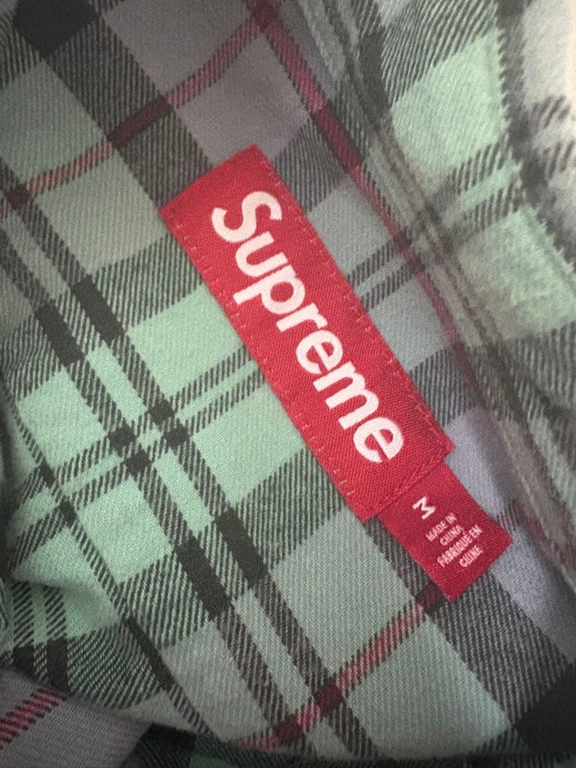 Supreme チェック柄 長袖シャツ S