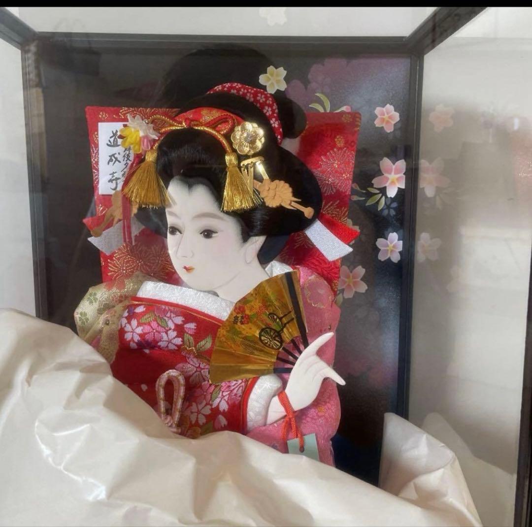 新品　押絵羽子板飾　道成寺