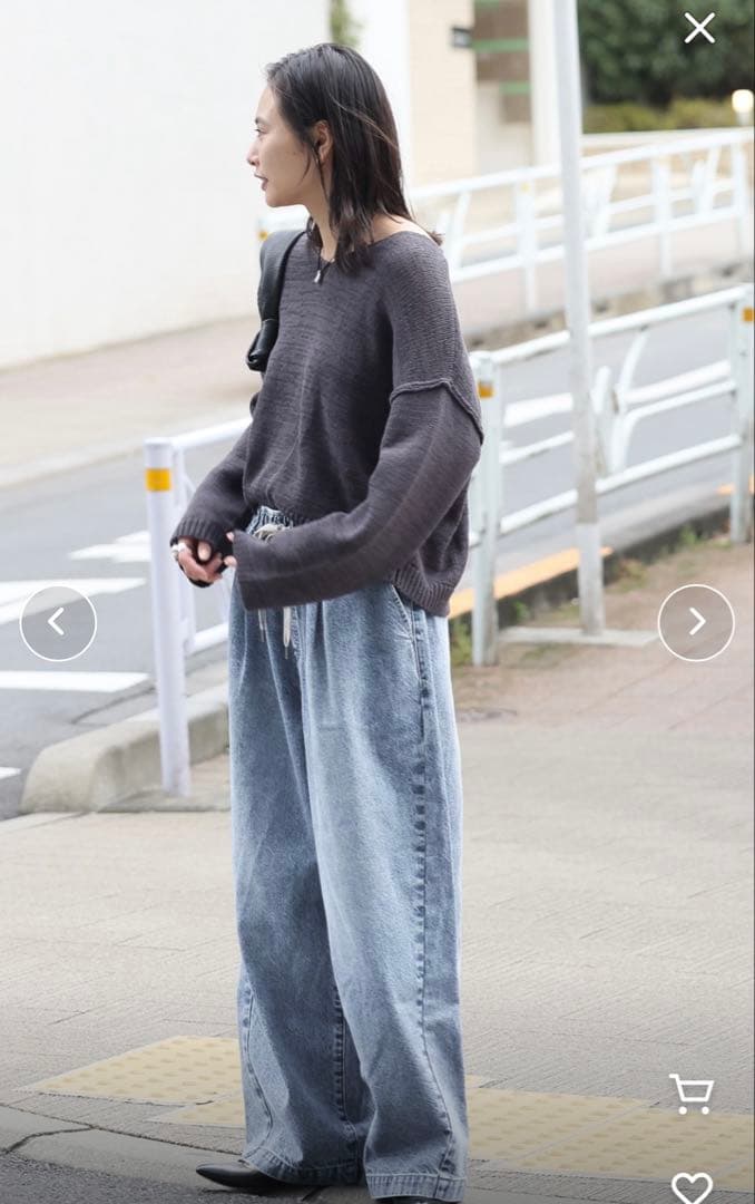 ジャーナルスタンダード イージーデニムワイドパンツ サイズ38