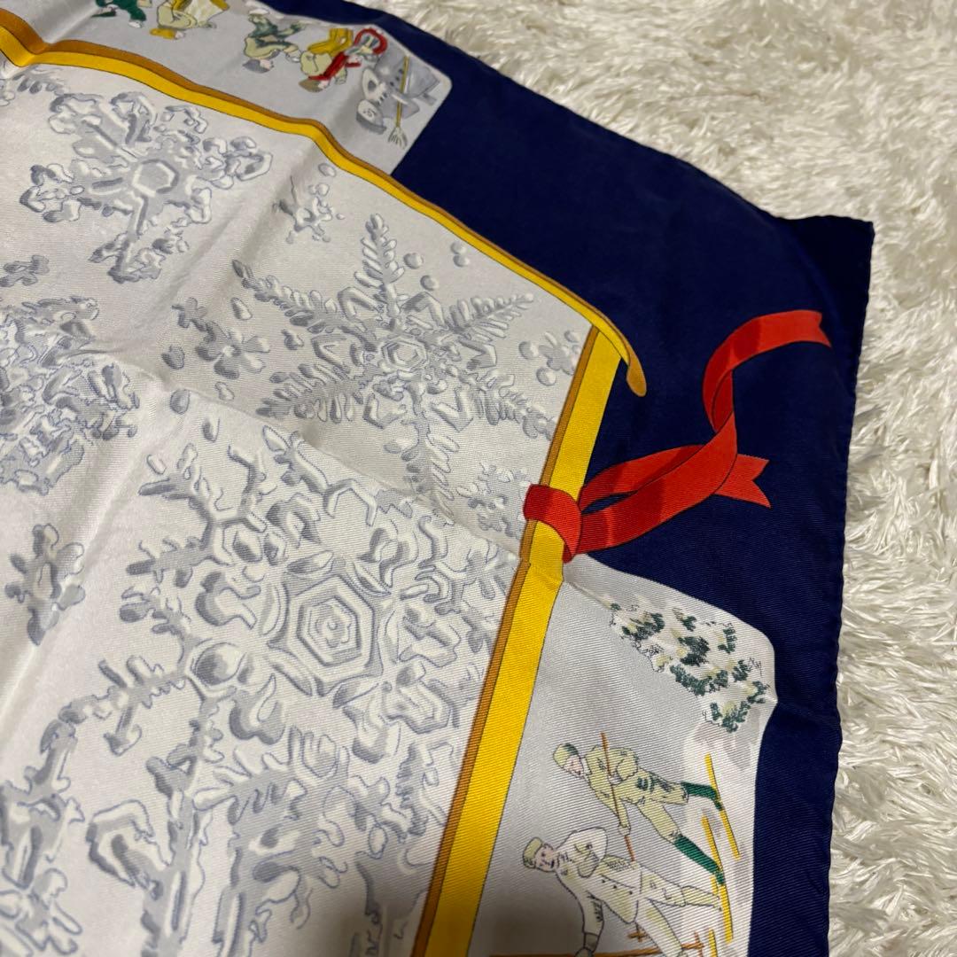 美品✨HERMES エルメス　去年の雪　Neige d'Antan カレ90
