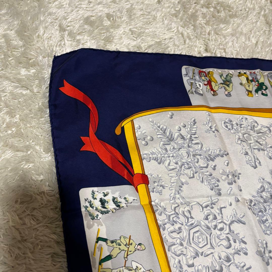美品✨HERMES エルメス　去年の雪　Neige d'Antan カレ90