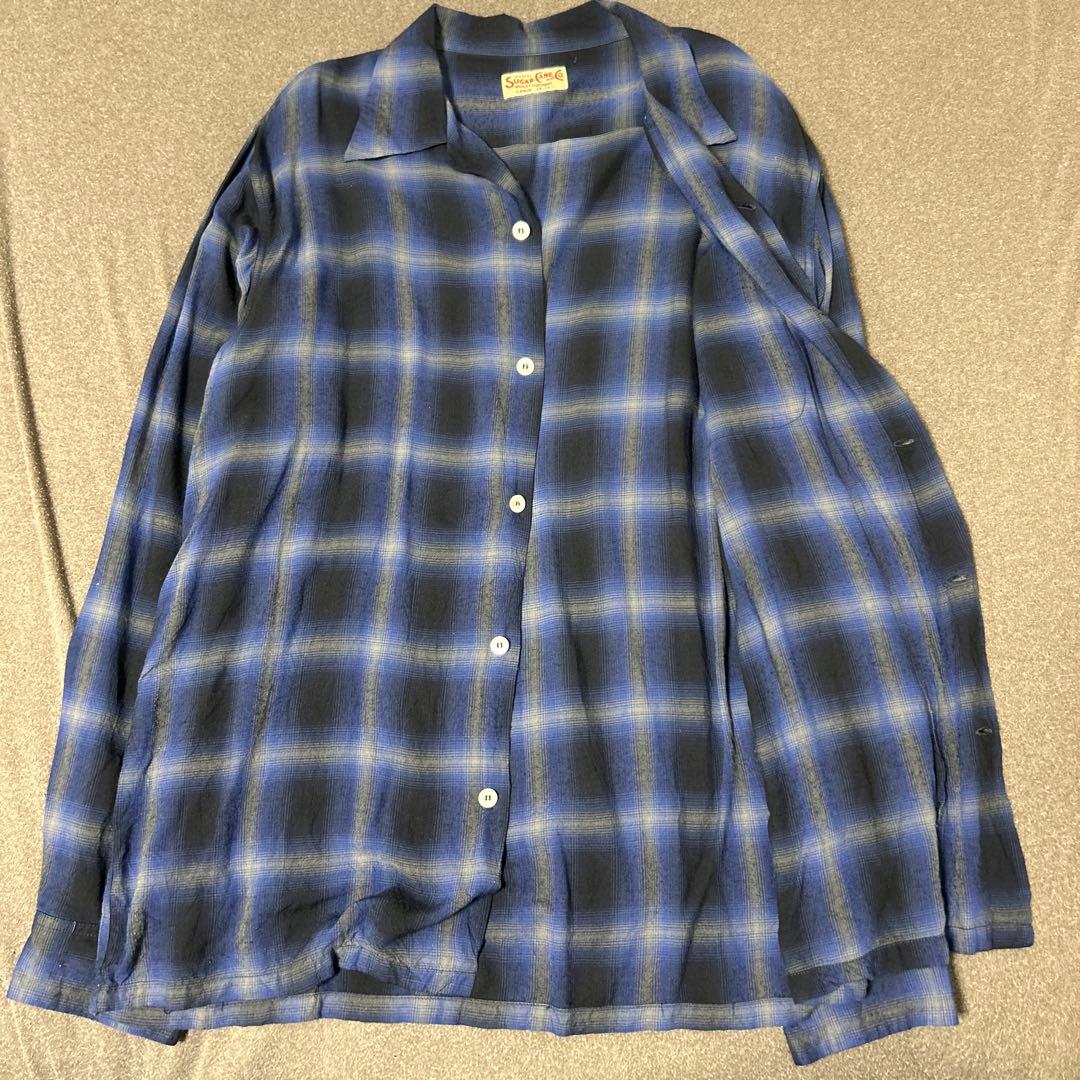 Sugar Cane ネルシャツ