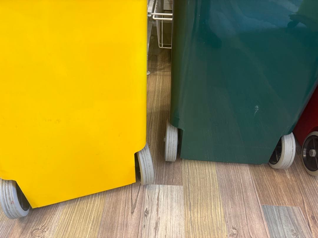 ダルトン　PLASTIC TRASH CAN 45L 3点まとめて　赤　黄色　緑