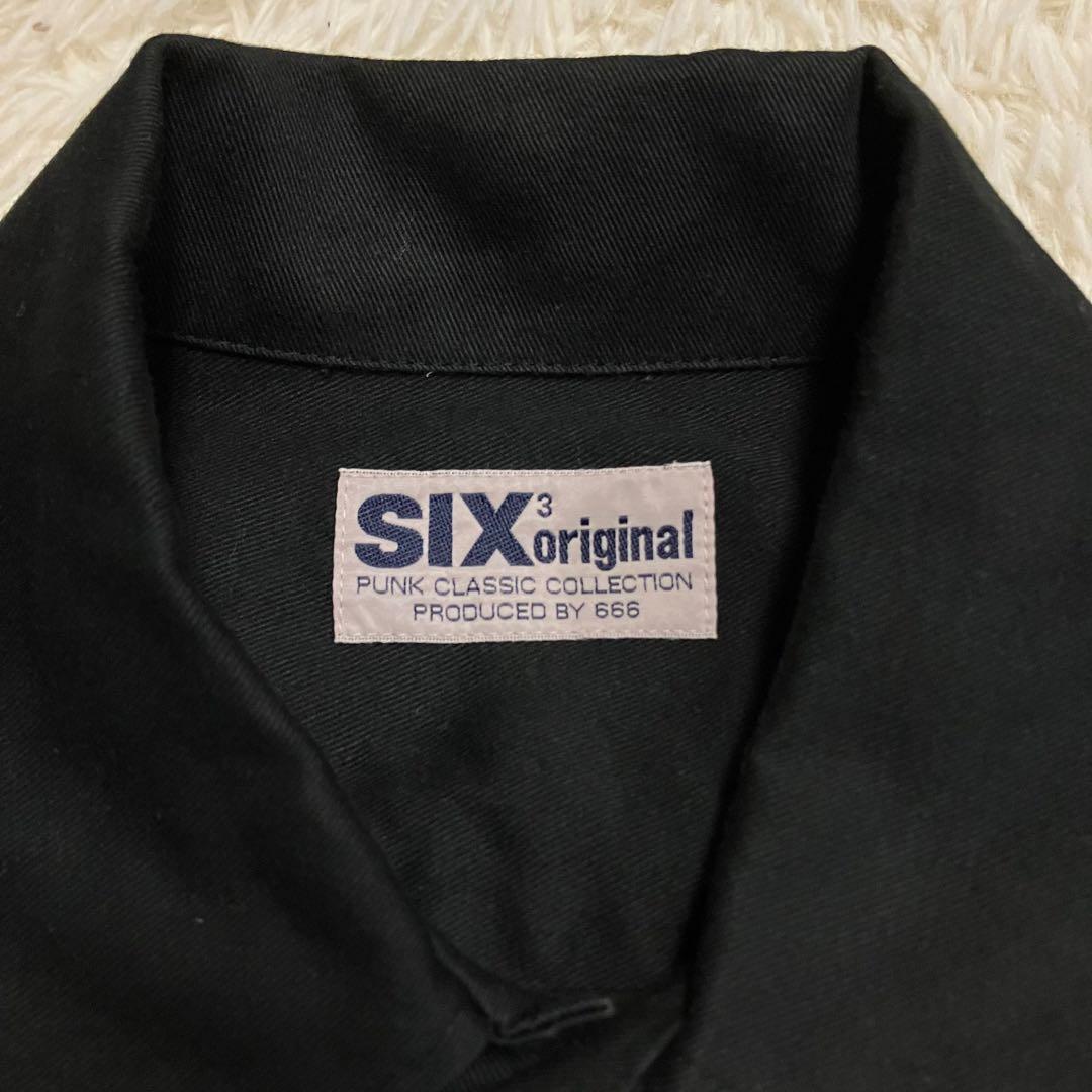 《90s状態良レア旧タグ早い者勝ち》666シックス3カスタムシャツパンクpunk