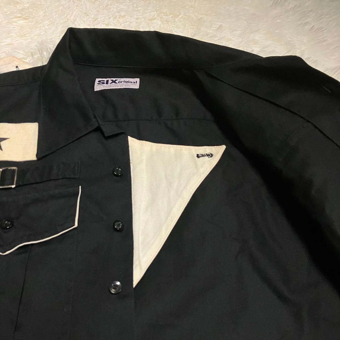 《90s状態良レア旧タグ早い者勝ち》666シックス3カスタムシャツパンクpunk