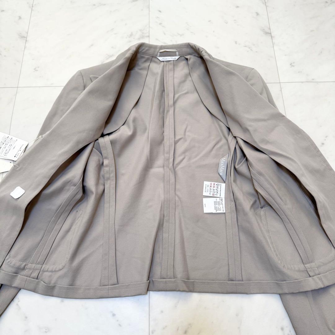 【新品】MaxMara マックスマーラ パンツスーツ 銀タグ ビジネス