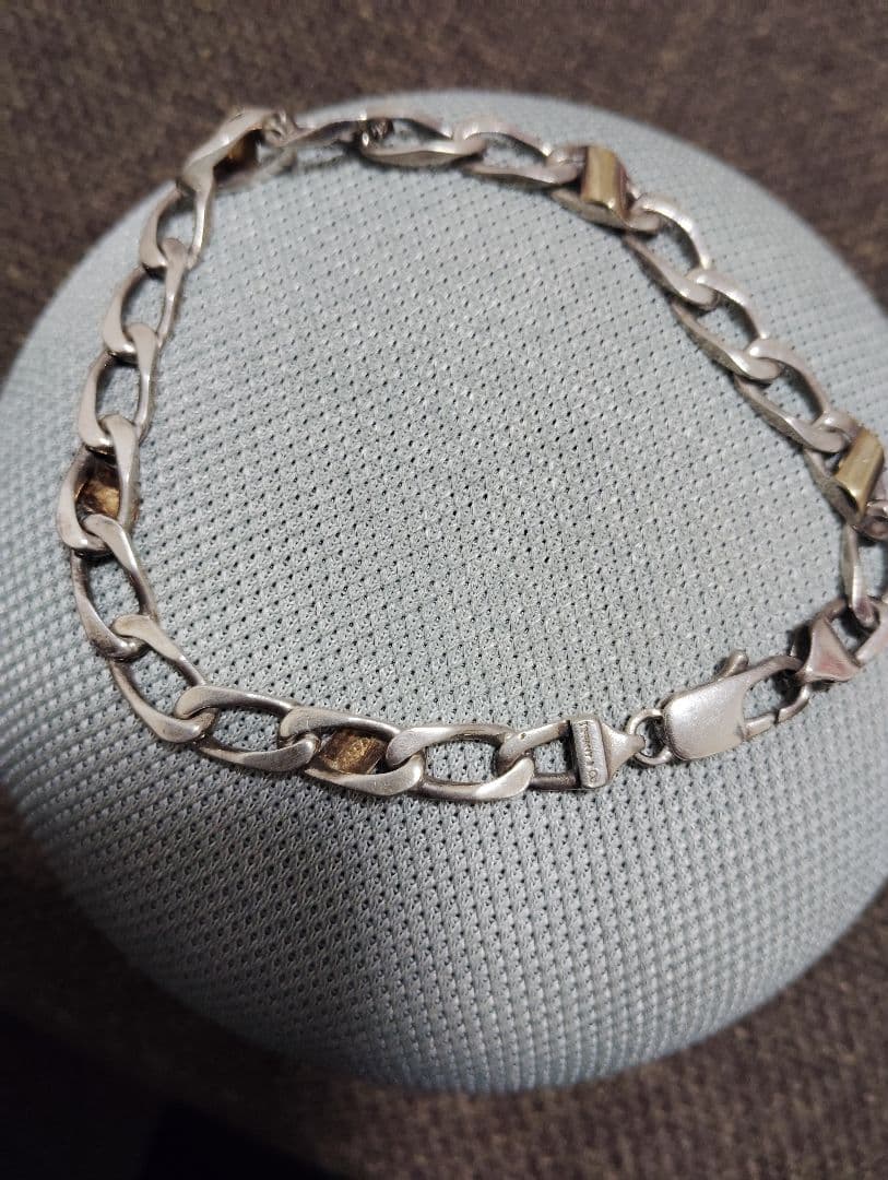 シルバー リンクチェーン ブレスレット Tiffany&Co。