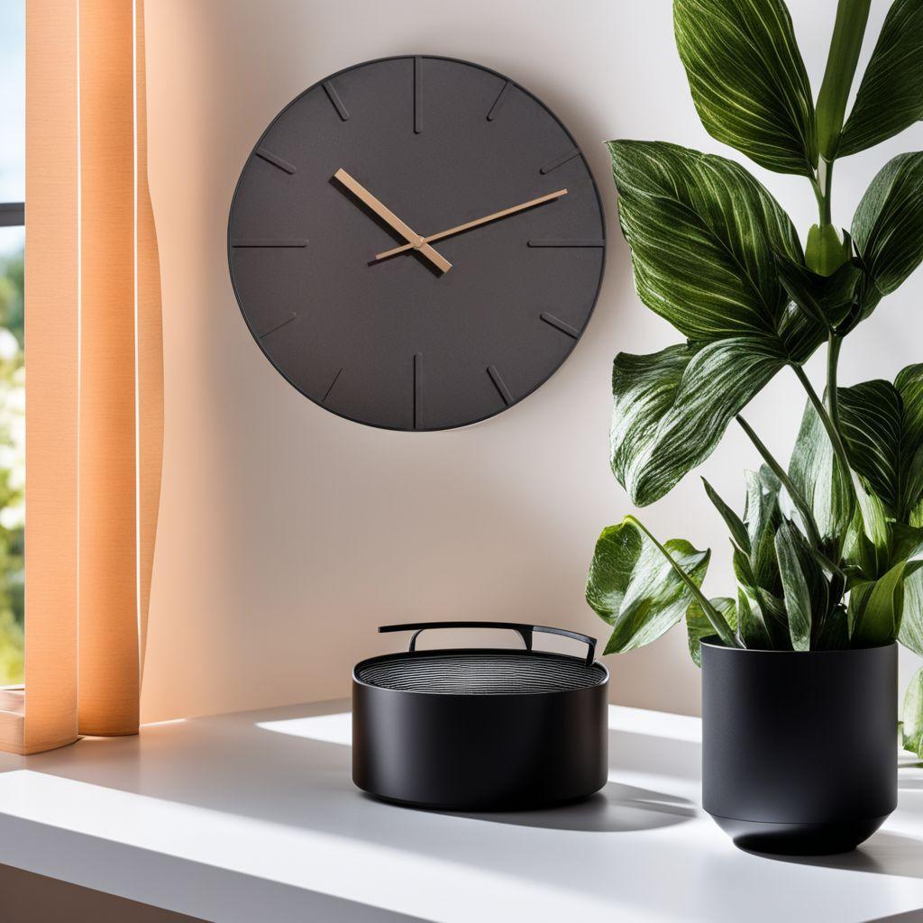 ☆静音掛け時計　ダイナミックな表情を持つウォールクロック