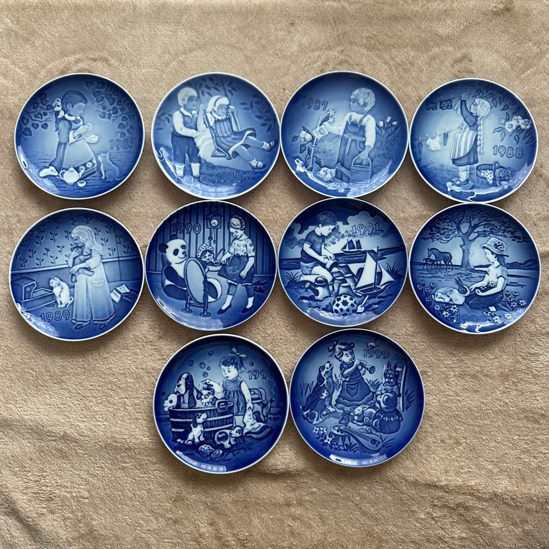 Mhana様ロイヤルコペンハーゲン　イヤープレート　チルドレンズデイ10枚セット