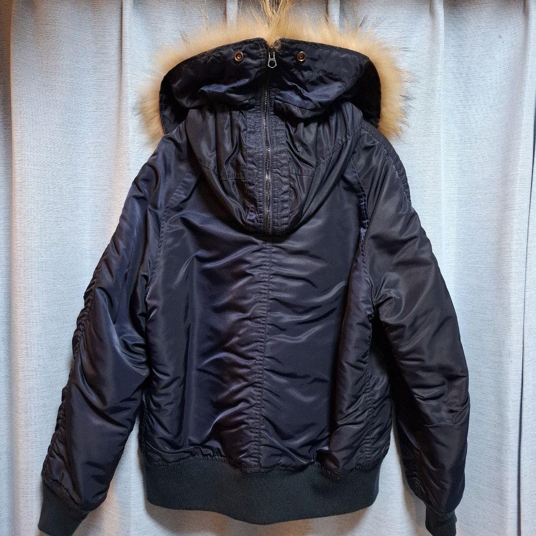 【HOUSTON】Ｎ－２Ｂ　Mサイズ　ヒューストン　ジャケット　ネイビー