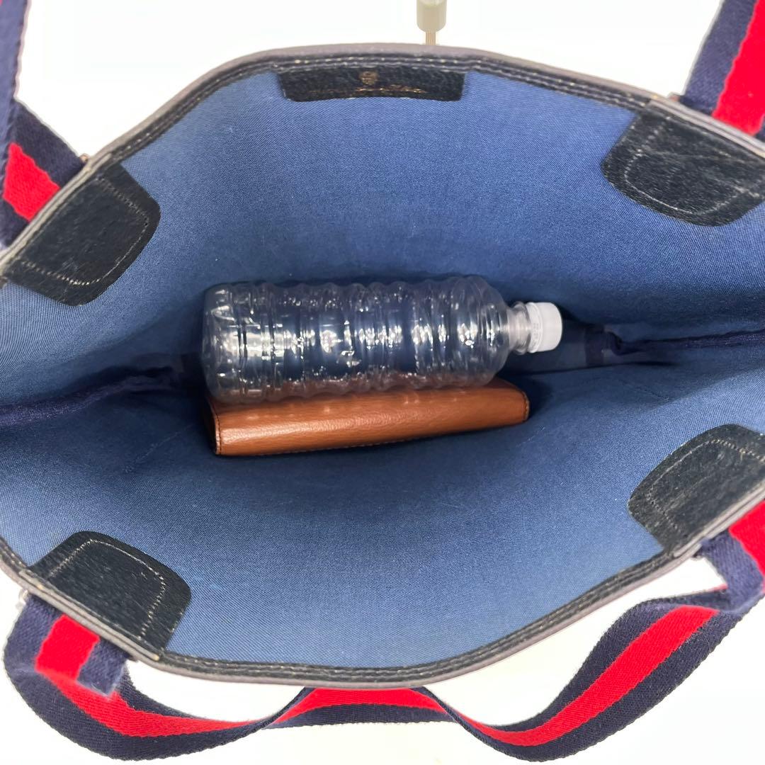 グッチ トートバッグ 肩掛け GG柄 インターロッキング シェリーライン PVC