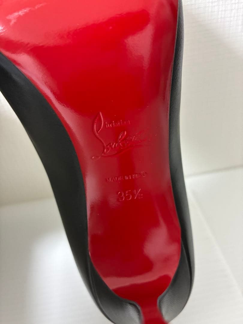 【美品】クリスチャンルブタン kate100 パテントレザー パンプス 35.5