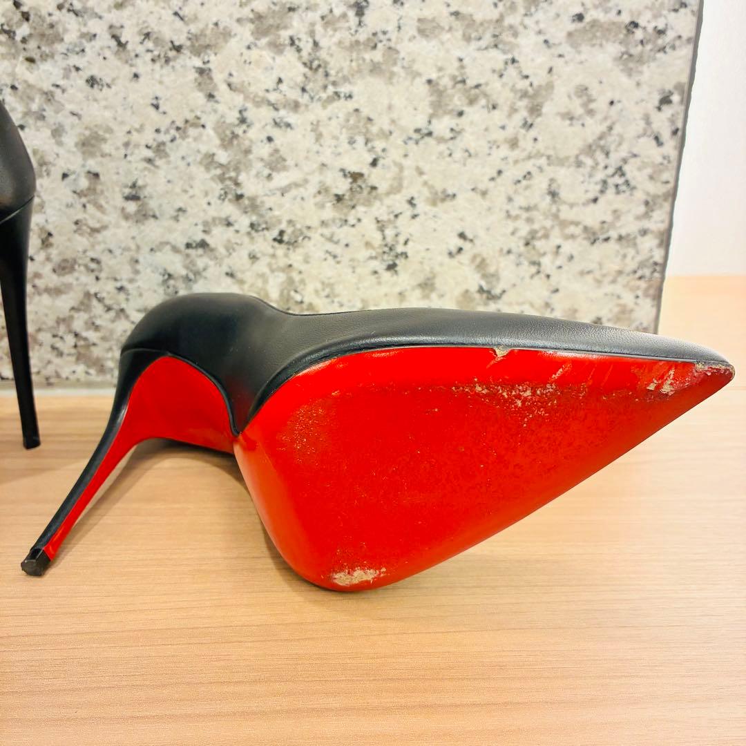 【美品】クリスチャンルブタン kate100 パテントレザー パンプス 35.5