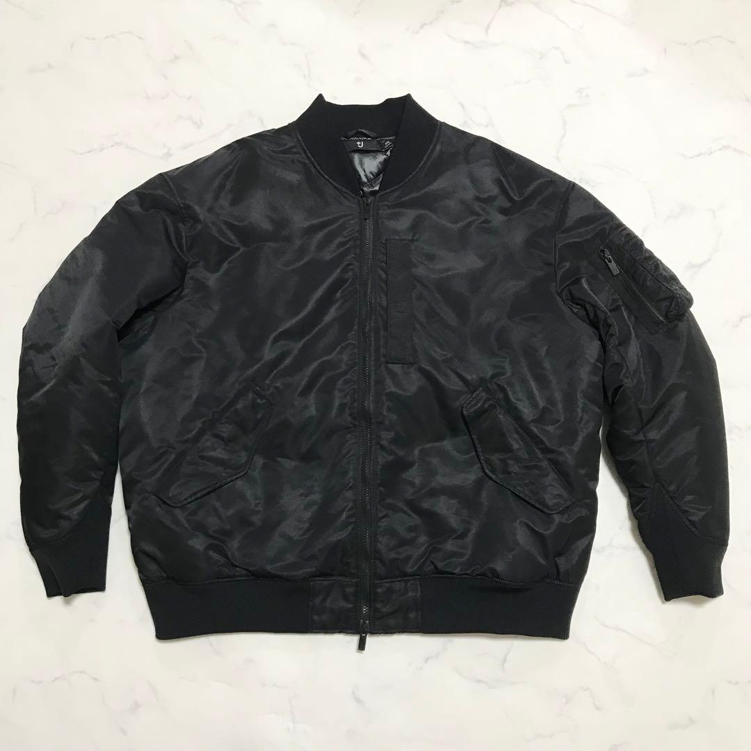 【美品】【XXLサイズ】ユニクロ +Jハイブリッドダウンオーバーサイズ MA-1