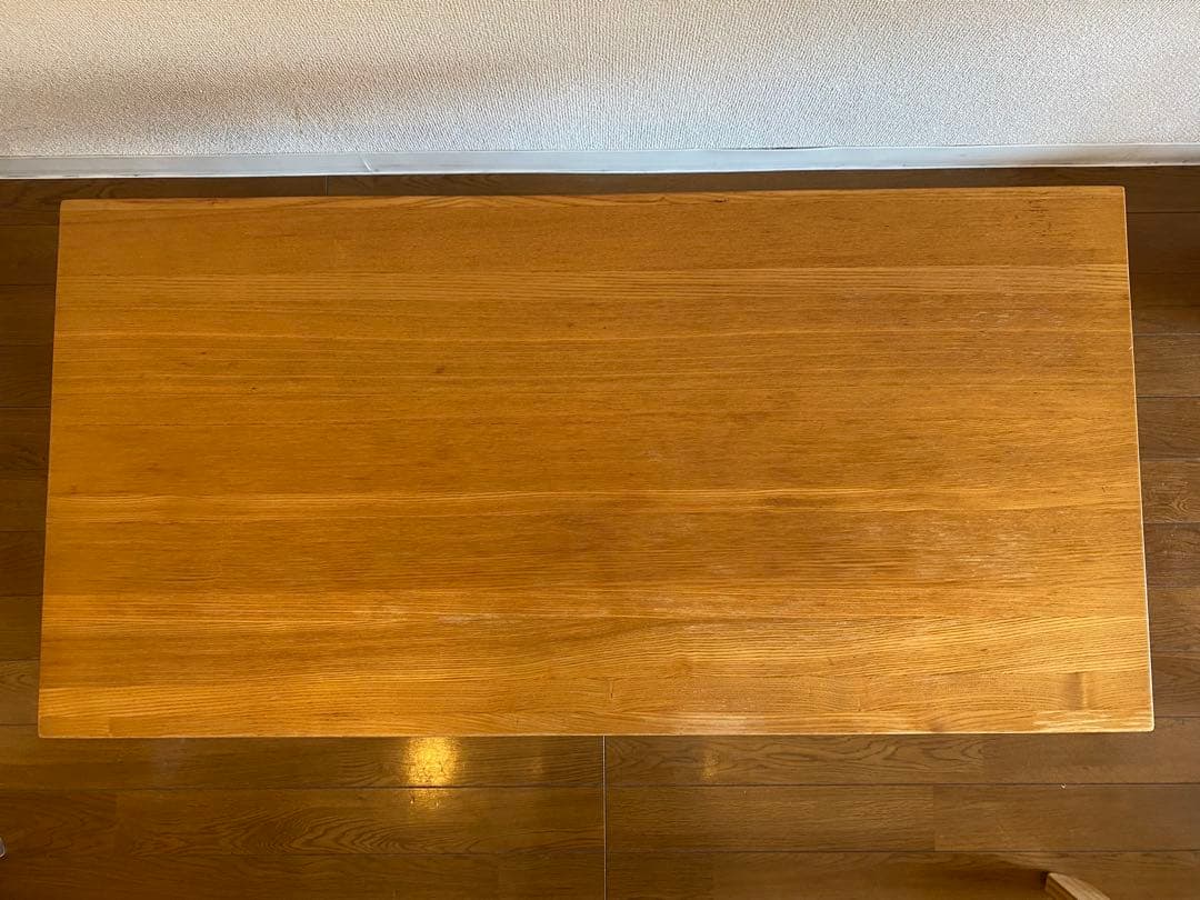 無印良品　オーク材　ローテーブル（引き出し付）　廃盤品
