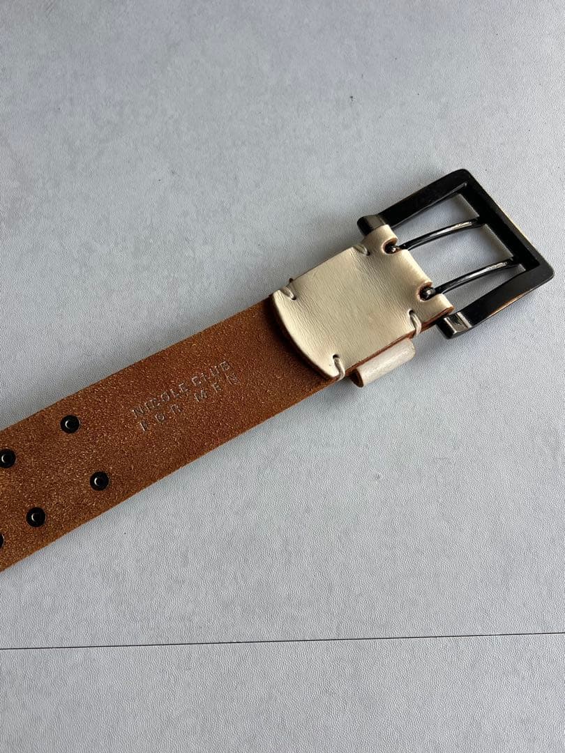 小物 \"NICOLE CLUB FOR MEN\" Studs Belt