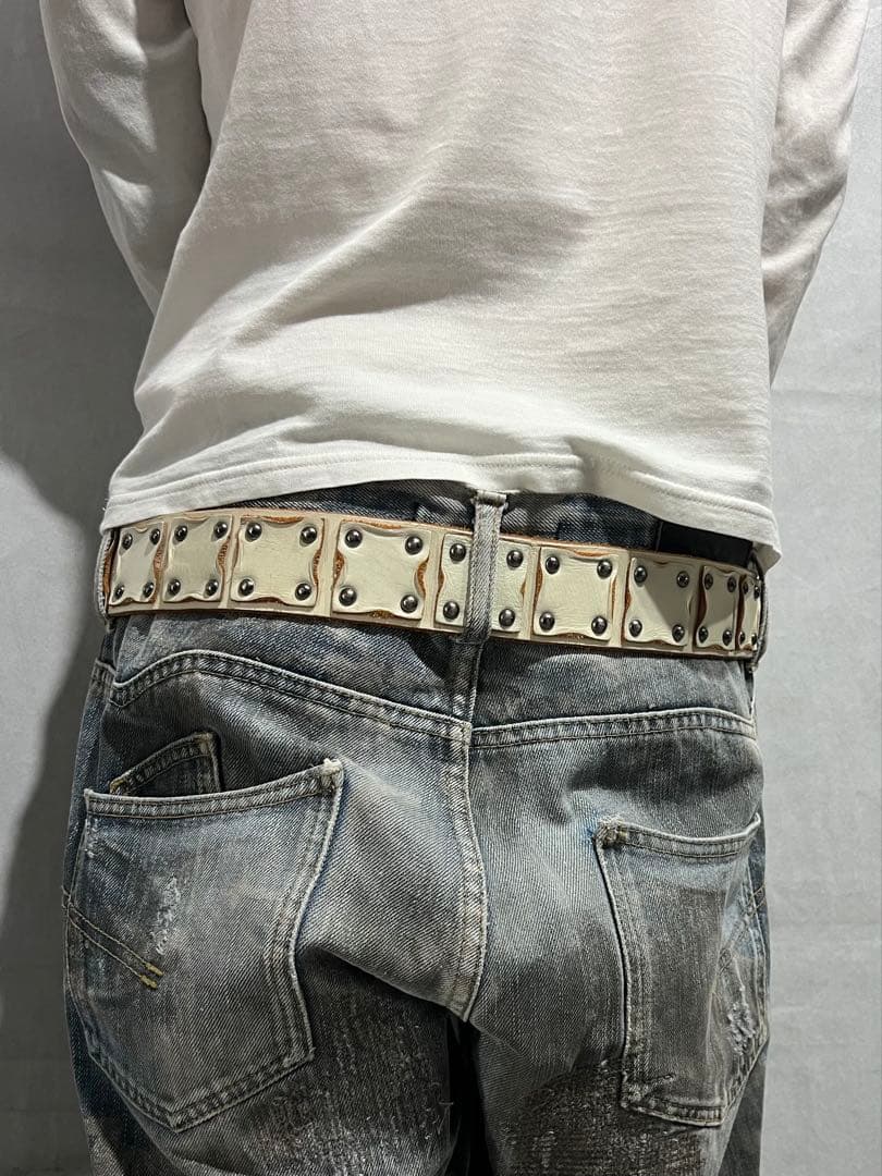 小物 \"NICOLE CLUB FOR MEN\" Studs Belt