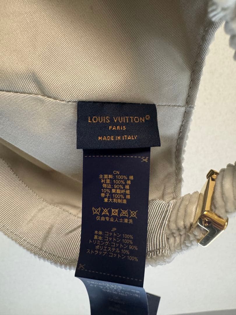 Louis Vuitton コーデュロイキャップ ユニセックス 2025SS