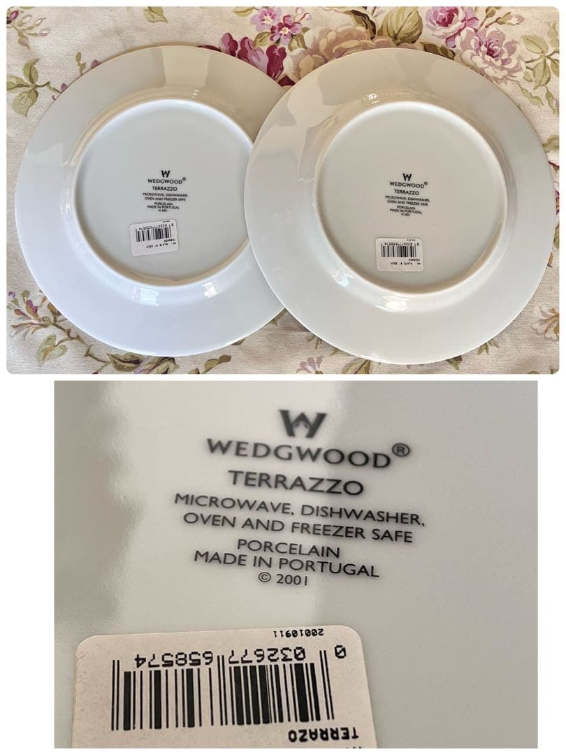 【新品】ポルトガル製　ウェッジウッド★テラッツオ★プレート2枚