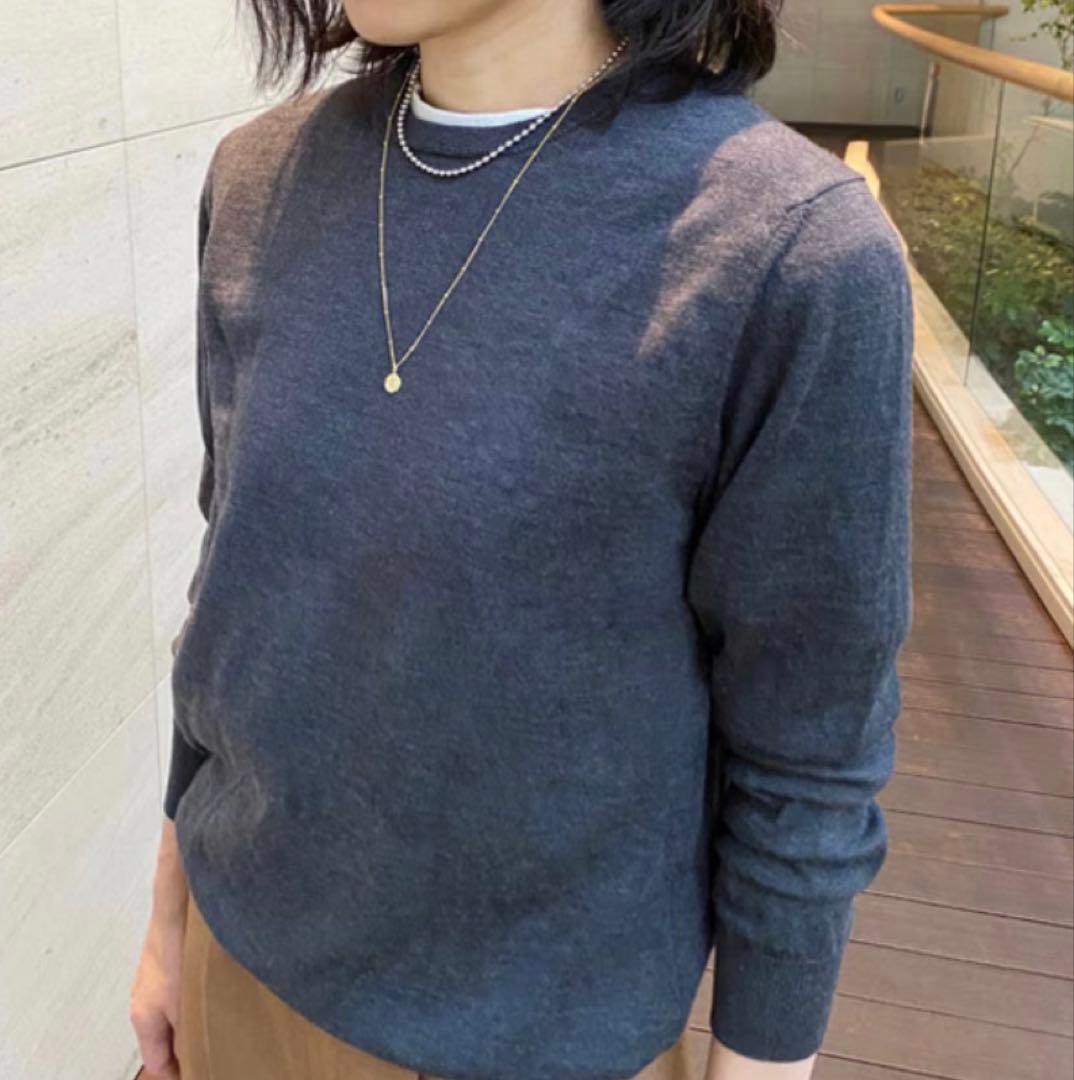 SLOANE mi-mollet別注　クルーネックセーター